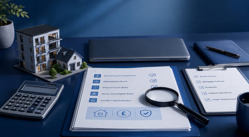 Buy-to-Let Rental Stress Tests with property models, calculator and rental affordability checklist.