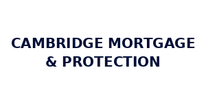 Cambridge Mortgage & Protection logo in dark blue text on a white background.