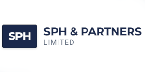 SPH & Partners Limited logo featuring the initials “SPH” in a dark blue square alongside the text “SPH & PARTNERS LIMITED” in navy and grey.