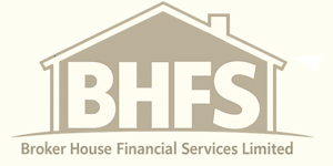BHFS logo featuring a stylised house outline with large “BHFS” lettering and the text “Broker House Financial Services Limited” underneath in a beige colour scheme.