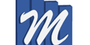 Mirabelle Finance Ltd logo featuring a stylised white “M” over layered blue geometric shapes, centred on a white background.