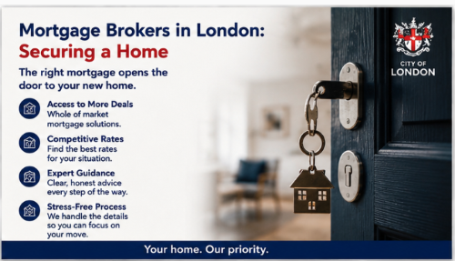 “Why Move to London mortgage guide highlighting mortgage brokers in London, featuring expert mortgage advice, access to more deals, competitive rates, stress-free support, and securing a new home in the capital.”