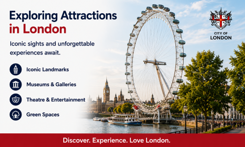 “Why Move to London attractions guide featuring the London Eye, Big Ben and the River Thames, highlighting iconic landmarks, museums and galleries, theatre and entertainment, and green spaces across London.”