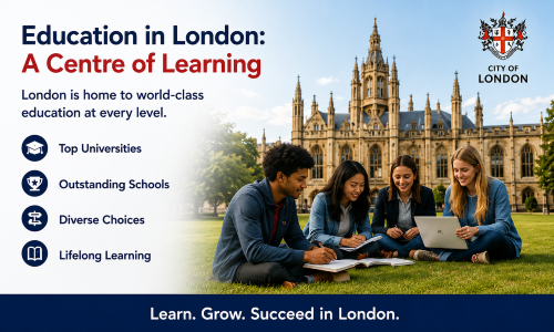 “Why Move to London education guide highlighting world-class learning opportunities in London, featuring top universities, outstanding schools, diverse education choices, and lifelong learning in a vibrant academic environment.”