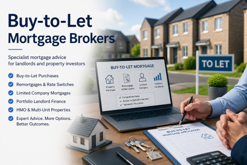 Buy-to-let mortgage brokers providing specialist advice for landlords buying, refinancing or growing a rental property portfolio.