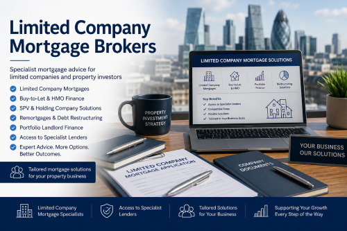 Limited company mortgage brokers providing specialist advice for landlords buying, refinancing or managing rental property through a company.