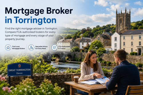 Mortgage broker in Torrington helping local buyers compare FCA-authorised mortgage advisers for residential, buy-to-let and specialist property finance.