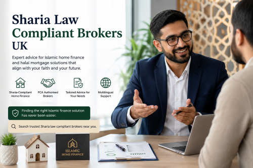 Sharia law compliant broker providing Islamic home finance and halal mortgage advice in the UK.