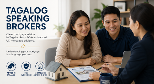 Tagalog speaking brokers providing clear UK mortgage advice to clients in Tagalog.