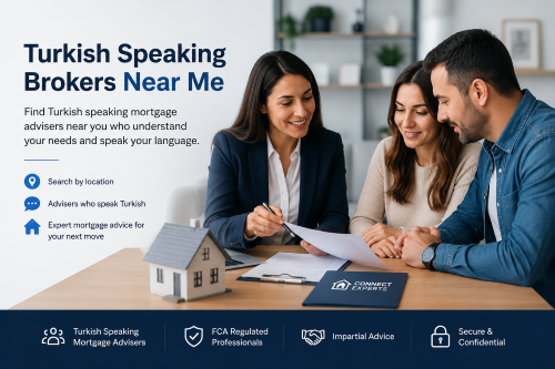 Turkish Speaking Mortgage Brokers Near You helping clients understand mortgage advice in a professional office setting