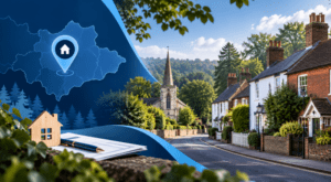 Mortgage Broker in Forest Row – East Sussex property and location map illustration