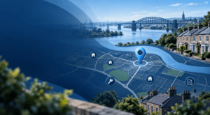 Mortgage Broker in Jarrow – location map highlighting homes, local streets and the River Tyne area in Tyne and Wear.